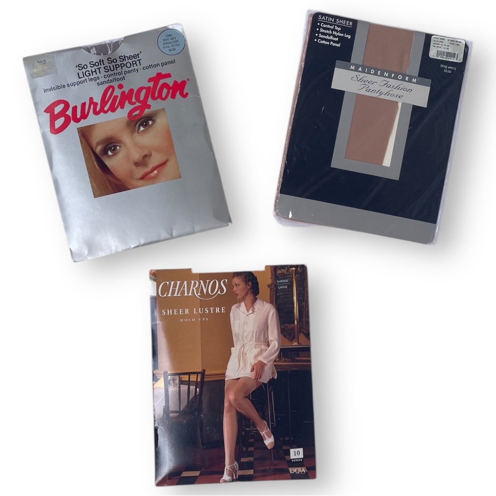 Mixed Hosiery Lot Vintage Pantyhose Stockings Assorted Vintage NIP